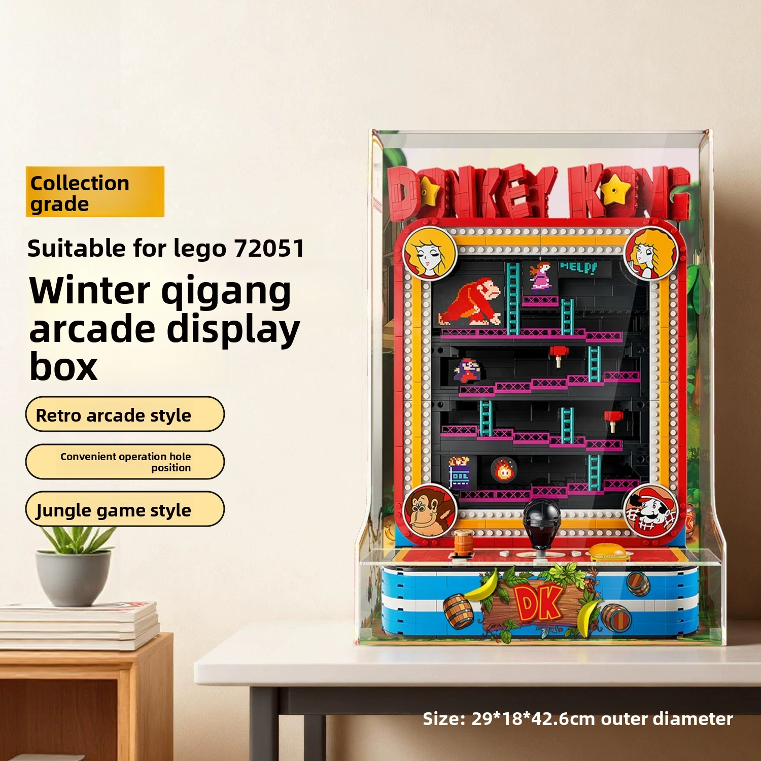 Arcade Game Jackpot - Odpowiedni dla LEGO 72051 Donkey Kong